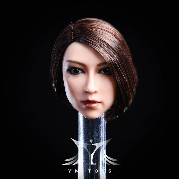 3 типа YMTOYS 1/6 азиатские девушки голова Лепка YMT020 для 12 дюймов бесшовная фигура тела