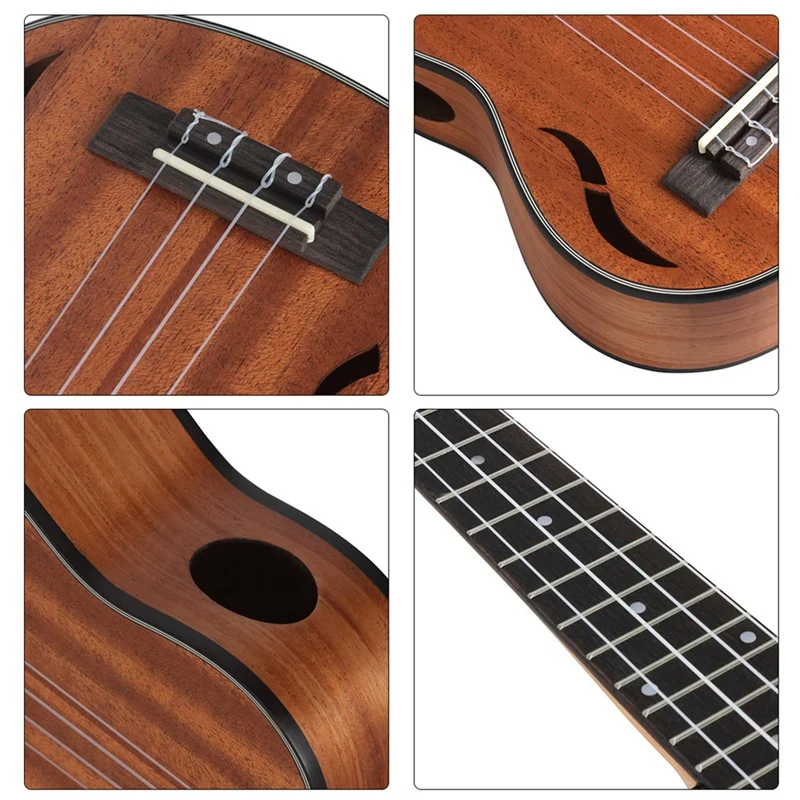 Irin сопрано укулеле наборы 21 дюймов из красного дерева Акустическая гитара Ukelele сумка Капо ремень струны высокого класса Гавайи 4 струны Guitarr