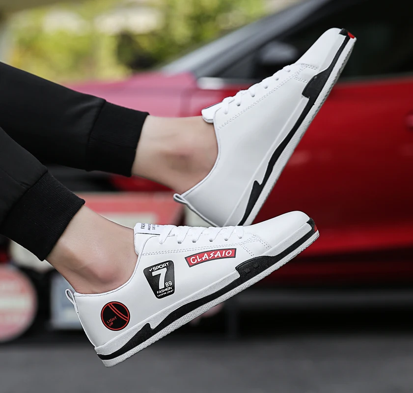 

2019 autumn new men's shoes fashion tide brand net red shoes wild tide shoes casual white shoes ins super fire old shoes