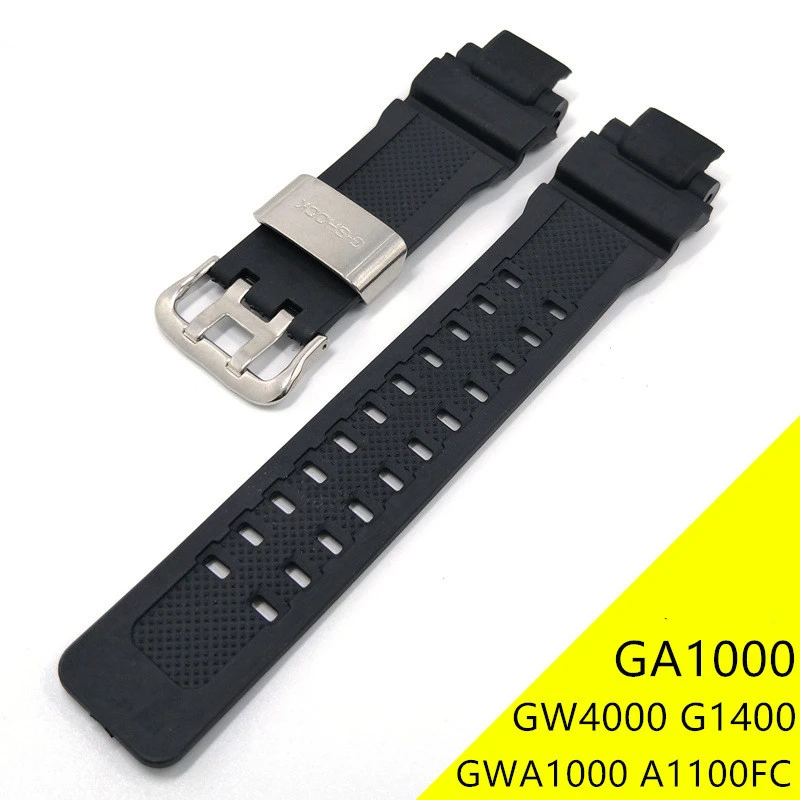 Резиновый ремешок для часов Casio G Shock GA1000 GW4000 GWA1000 G1400 A1100FC мужчин спортивный