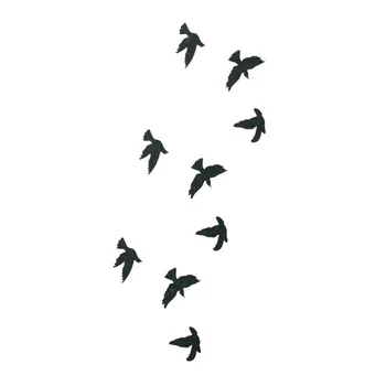

Removable Gift Self Adhesive Waterproof Fashion Temporary Fake DIY Body Art Bird Shape Tattoo Sticker