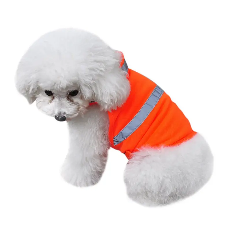 Светоотражающий Жилет для собак, флуоресцентный защитный жилет, собачий костюм, светящаяся водонепроницаемая одежда для домашних животных