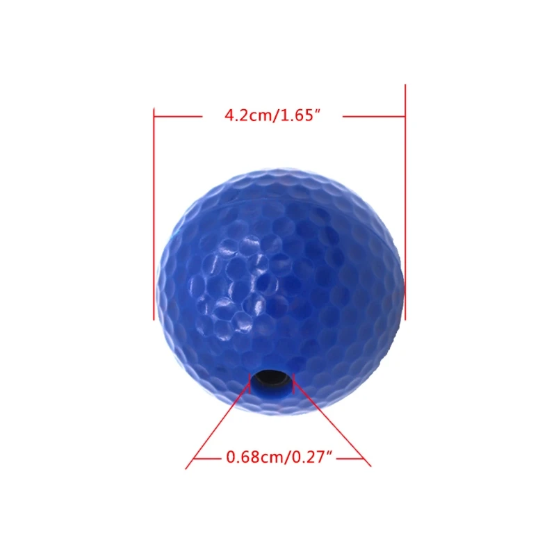 Hot 42mm Ladder Golf Ball Bola Strands Red Blue Get Out Practice 6mm String Ball M7DC