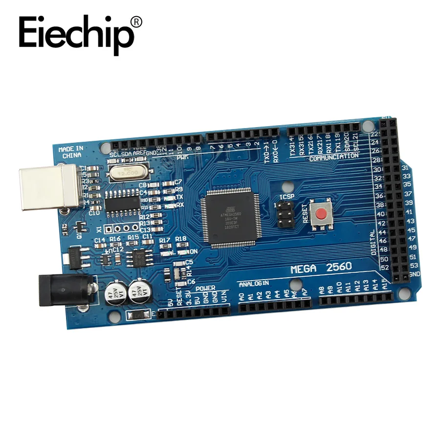 Плата MEGA2560 Mega 2560 R3 REV3 материнская плата CH340G AVR на USB кабеле совместима с макетной