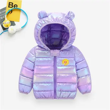 

Children's down jacket winter thick baby jacket girls cotton-padded jacket children's cotton-padded jacket boys colorful jacket