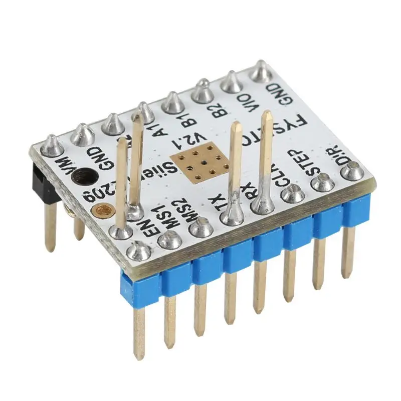 1 компл. Пластик+ металл TMC2209V2.1 шаговый двигатель драйвер Mute 256 микрошаги для 3d принтер части