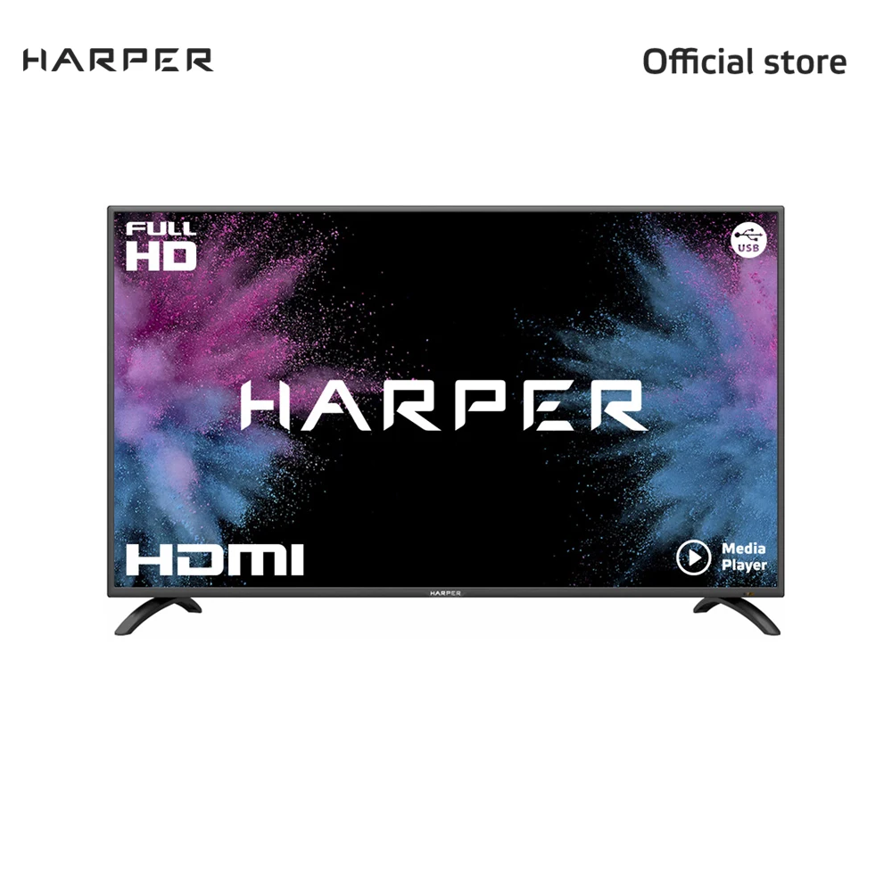 TV Harper 43f670t smart oled qled tvs LCD wifi 32 display 4k bedroom living room watching films entertainment evening rest recreation relaxation