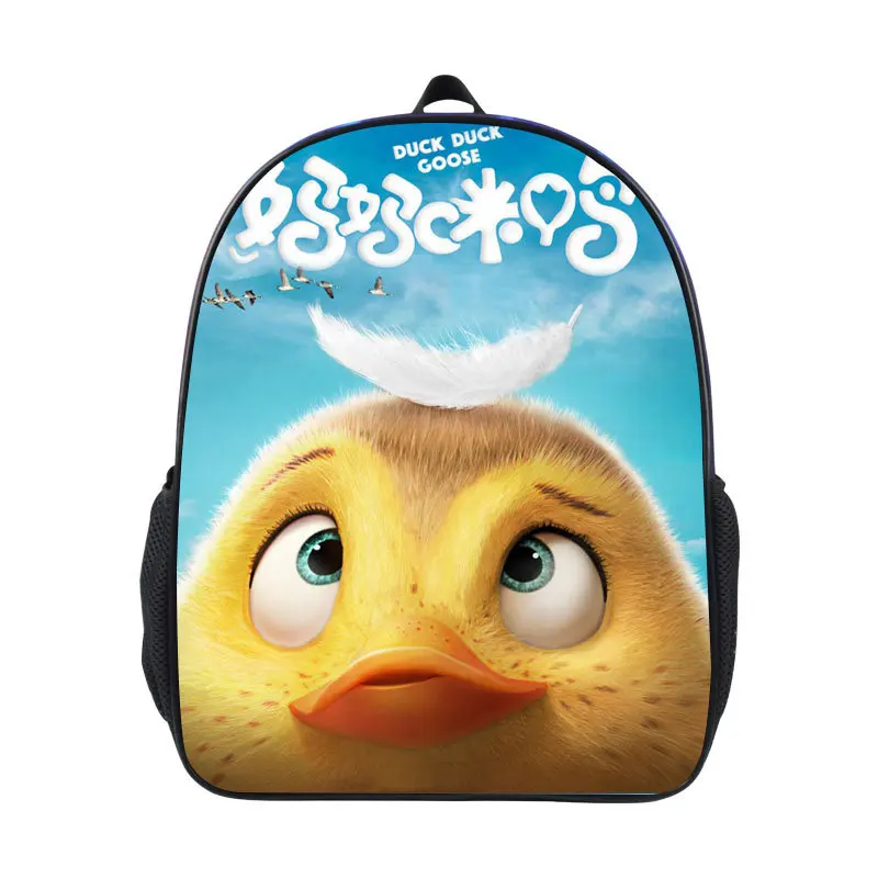 

2018-14-Inch Cartoon Cute Schoolbag for Elementary School Students Mom Mi Duck 1-6 Grade Men And Women Backpack