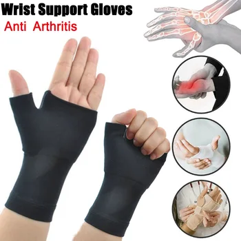 

1Pair Thumb Joint Pain Sprain Gloves Hand Instability Wrist Support Corrector Compression Sleeve Sports Chinlon Arthritis Gloves