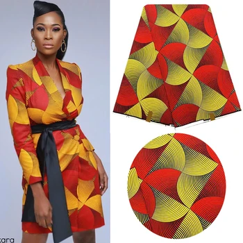 

newest fashion african wax print fabric,100% cotton nigerian ankara lasted veritable java wax fabric for women dress