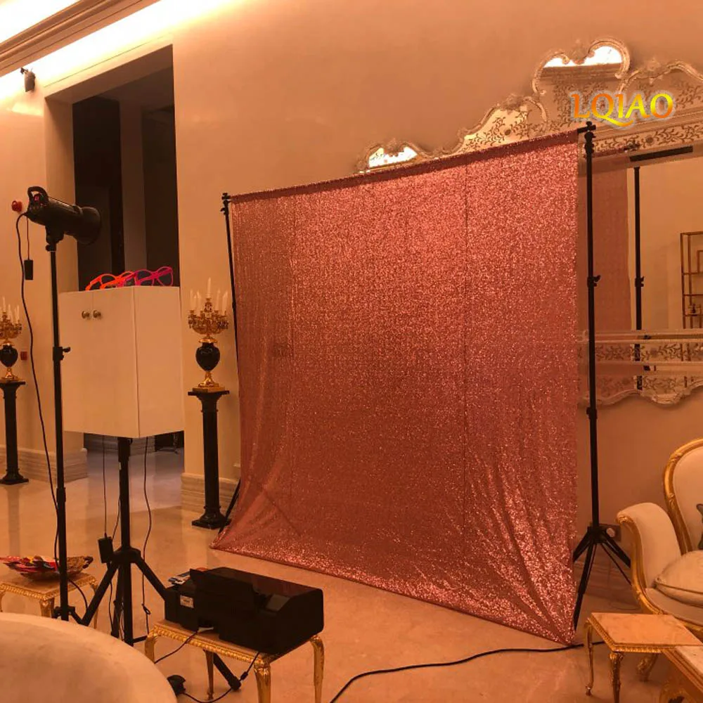 Идеально 4FTx8FT матовая бордовая ткань с блестками фон для фотосъемки фон Свадебный занавес для рождества/свадебного украшения
