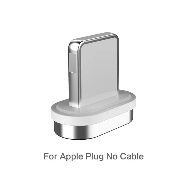 for Apple Plug only FLOVEME Магнитный кабель Micro usb type C для iPhone кабель освещения 1 м 3A провод для быстрого заряда type-C Магнитный кабель для зарядки телефона - Цвет: for Apple Plug only