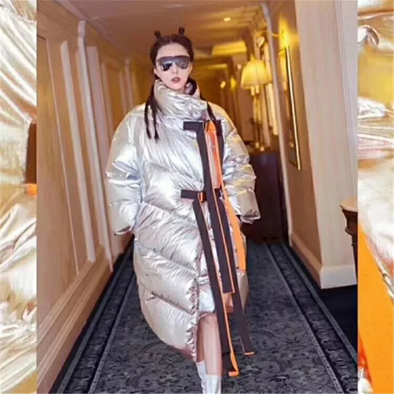 WOMENGAGA бренд Tide легко будет код утолщение держать теплый светильник лапша Хлопок Женщина Нерегулярные Длинные средства хлеб обслуживание женщина ZX347