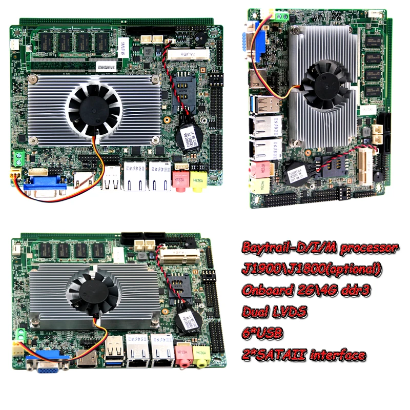 Z-3.5 Встроенная Материнская плата Celeron E3845 встроенная 4G DDR3 2* SATAII/6* USB2.0/6* COM/1* mSATA мини-плата ПК