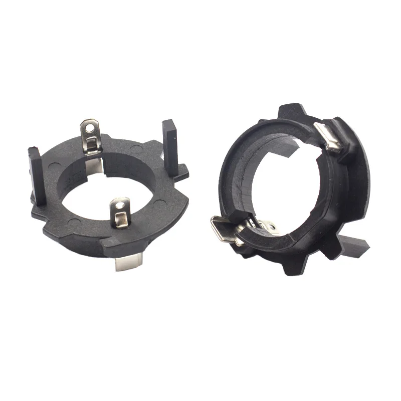 H7 LED Headlight Bulbs Adapters Holders Base For VW Golf 5 Jetta MK5