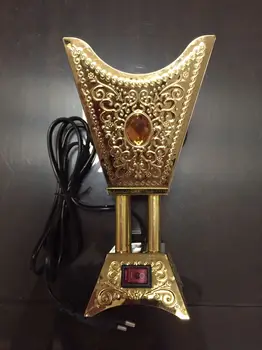 

220V Incense Burner Islamic Style Arabian Mini Electric Burner Incense Bakhoor Square Pearl incense Electric Metal Positive