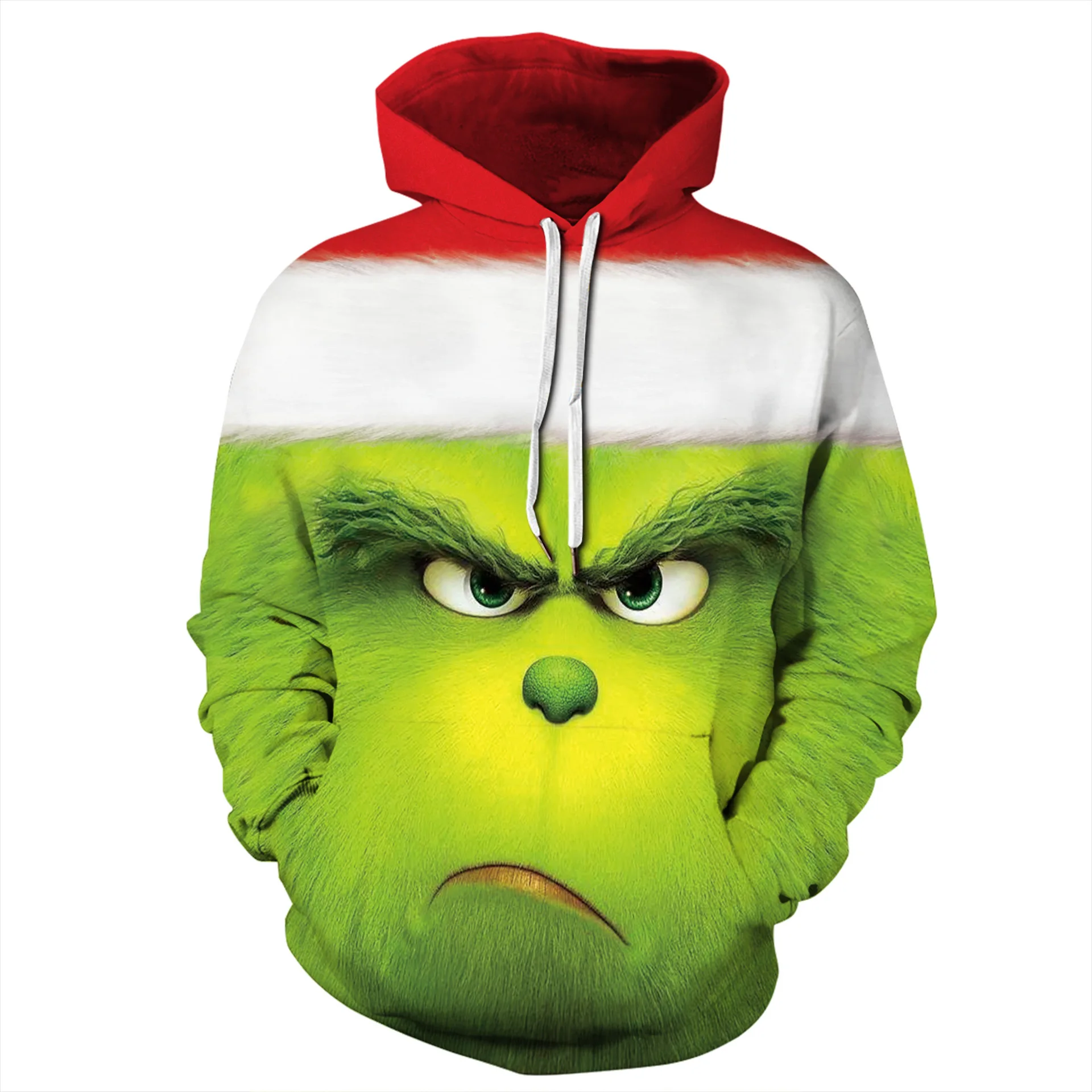 Hoodies Аниме, как Grinch украли рождественские костюмы, косплей Grinch толстовка хлопок толстовки пуловер Спортивная куртка пальто Топ - Цвет: Hoodies