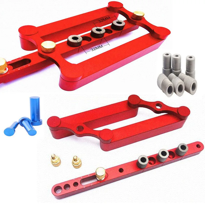 

6/8/10mm Doweling Jig Self Centering Wood Dowel Tool Clamp Tool Precise Drilling