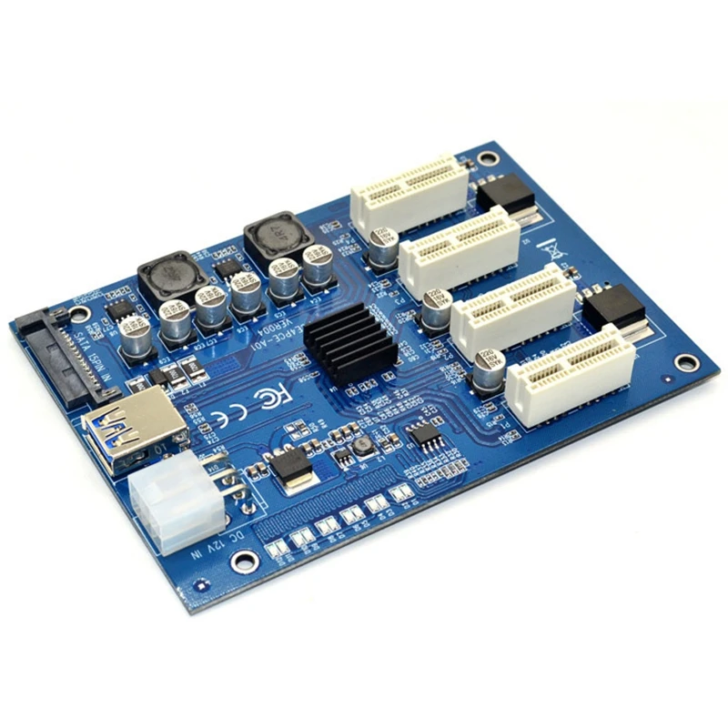 PCI E X1 к 4PCI X16 Комплект расширения от 1 до 4 портов Express переключатель мультипликатор