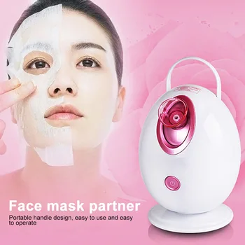

Facial Steamer Mini Portable Water Supplementer With Handle Home Mist Sprayer Moisturizing Atomization Skin Care Easy Operate