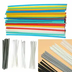 Baguettes de soudage en plastique ABS/PP/PVC/PE, réparation de pare chocs, 50 pièces, fournitures de soudage 