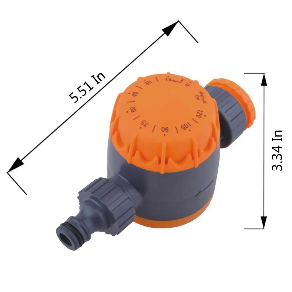 mechanical watering timer 120minutes garden watering control system