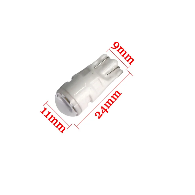 100 шт. T10 керамики 3 SMD 2835 Светодиодный прозрачный Круглый объектива W5W 501 168 192 светодиодный автоматический Клин Авто габаритный фонарь парковочная лампа стайлинга автомобилей 12V