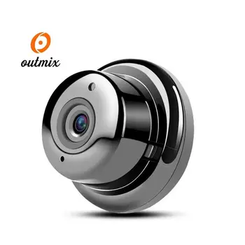 

V380 home security mini wifi 720p ip camera wireless small cctv infrared night vision motion detection sd card slot audio APP