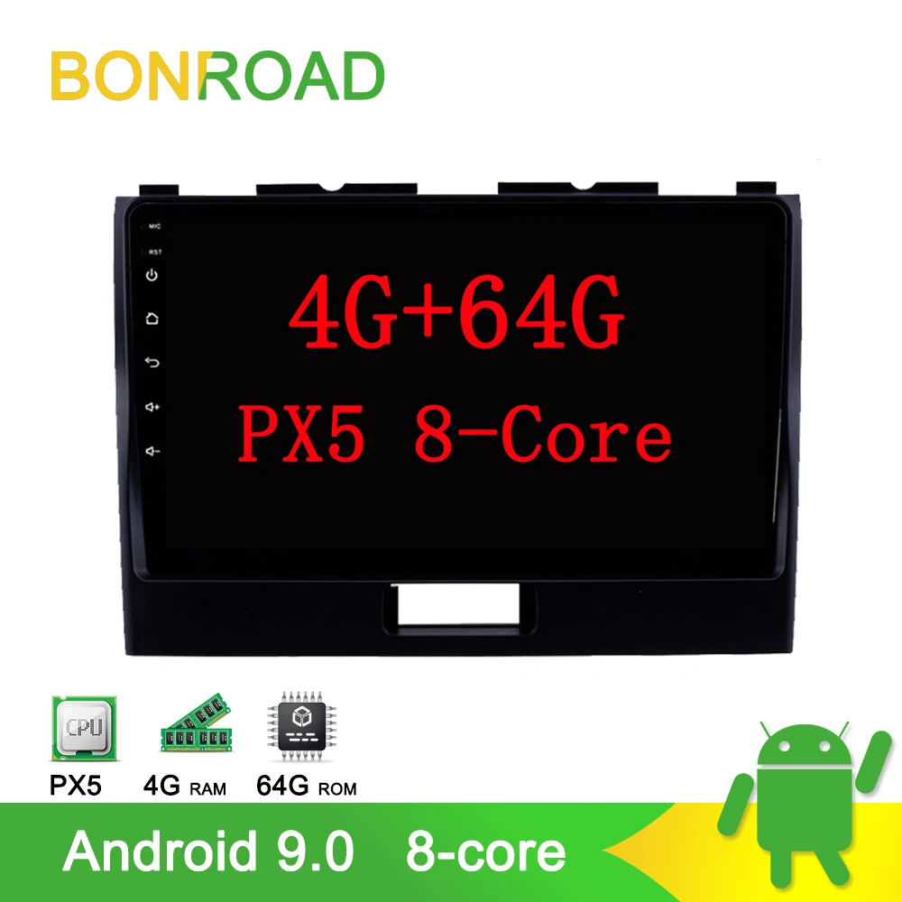 Bonroad автомобильный DVD gps навигационный мультимедийный плеер для SUZUKI WAGONR 2010- с поддержкой bluetooth управление рулевым колесом