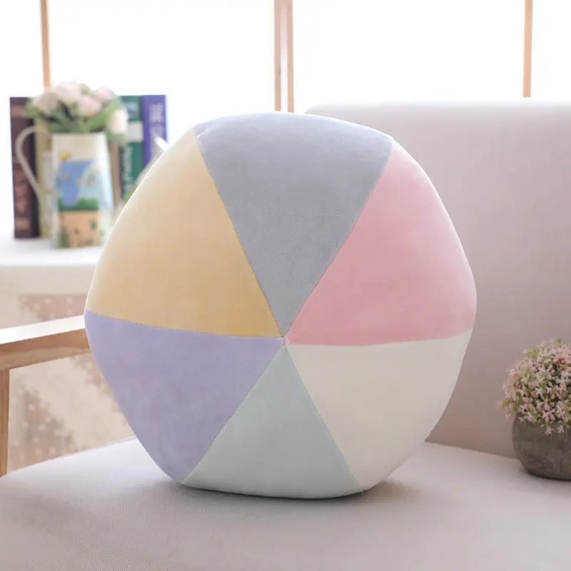 35X35cm ball Радужное Облако Мягкая Подушка Принцесса Корона американская мебель Стиль Домашний диван Декор Звезда Луна плюшевая подушка супер мягкая - Цвет: 35X35cm ball