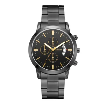 

2020 Wristwatch Male Clock New Luxury Men Fashion Stainless Steel Calendar Multi Needle Sports Quartz Watch Men's Watch Couple