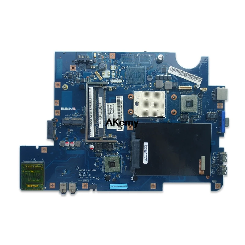 NAWA2 LA-5972P для lenovo G555 ноутбук G555 материнская плата для ноутбука NAWA2 LA-5972P материнская плата DDR2 тест mothebroard
