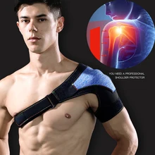 

Adjustable Single Shoulder Compression Shoulder Protection Against Falling Breathable and Sweat Absorption Protect the Shoulder