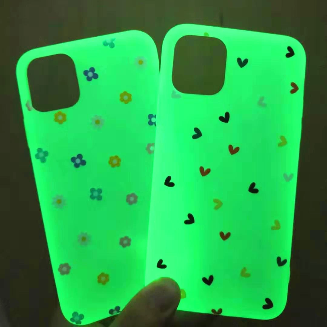 Светящийся силиконовый чехол для iphone 11 11Pro Max 6 6s 8 Plus X XR XS телефона 7 Чехол Мягкий