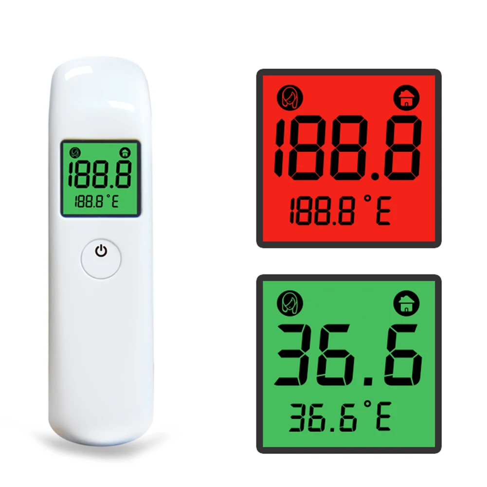 

Infrared Thermometer No-contact Digital Thermometers for Forehead Measurement Temperature Meter Fevers Alarm DQ-Drop
