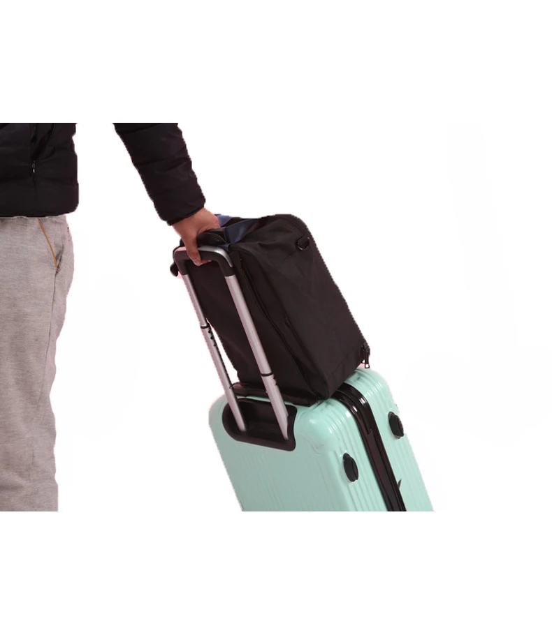 nueva multifunción bolsa de viaje para hombres bolsa de lona impermeable para el almacenamiento del traje de viaje bolsas de