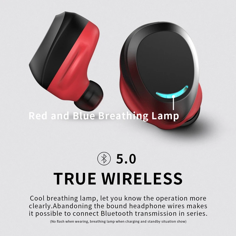 Топ TWS-U9, беспроводная Bluetooth гарнитура, наушники с микрофоном, Hi-Fi, бас, Bluetooth, Спортивная гарнитура, 5,0, с металлической зарядкой