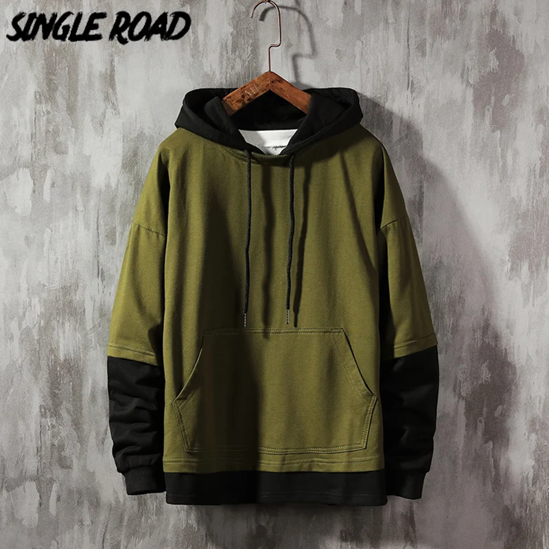 SingleRoad Oversized Mens Hoodies Men 2020 Autumn Patchwork Sweatshirt Hip Hop Japanese Streetwear Harajuku Green Hoodie Men SingleRoad Oversized Mens Hoodies Men 2020 Autumn Patchwork Sweatshirt Hip Hop Japanese Streetwear Harajuku Green Hoodie Men
