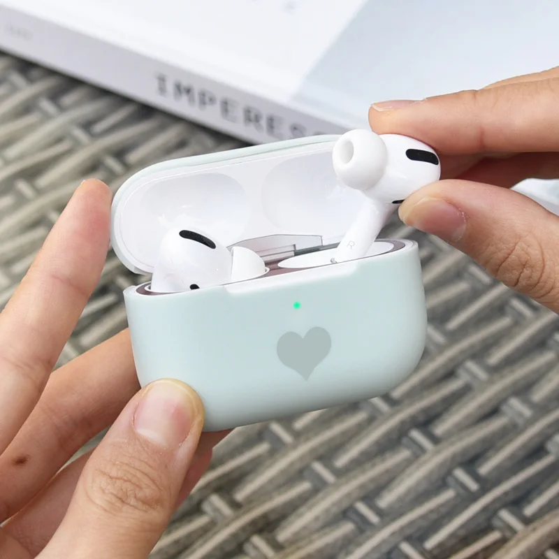 Симпатичный силиконовый чехол для беспроводных наушников с Bluetooth AirPods Pro защитный