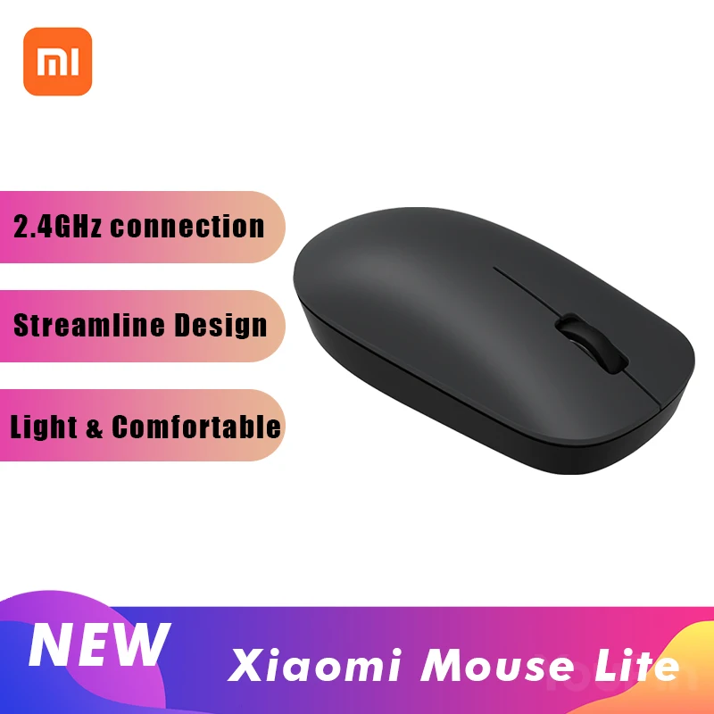 Беспроводная мышь Xiaomi Lite 2020 ГГц 2 4 точек/дюйм эргономичная оптическая