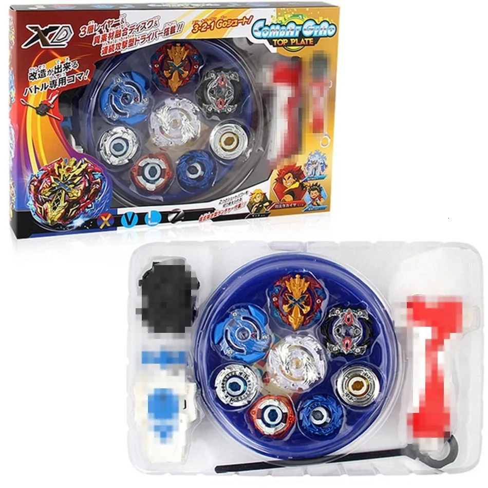 Оригинальная коробка Beyblade Burst для продажи Металл Fusion 4D с пусковым устройством и Bayblade Арена стадион спиннинг Топ Набор Детские игры игрушки