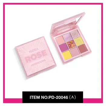 

Brand New Missyoung 9 Colors Matte Texture Eyeshadow Palette Waterproof High Pigmented Eye Shadow Palette Long-wearing TSLM1