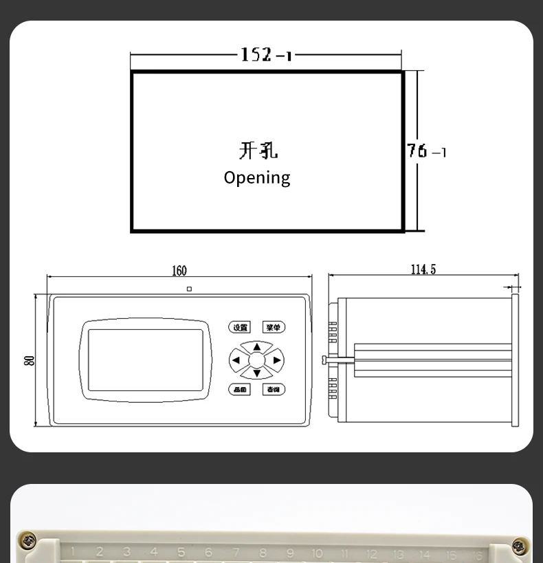 Industrial Grade Paperless Recorder Weighing Force Temperature Level Flow Pressure Recorder Multi-Channel Display