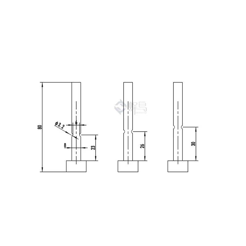 1pcs Reprap 3D printer accessory M8 Wade extruder Hobbed Bolts 23/26/30mm