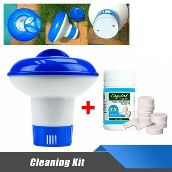 

Swimming Pool Cleaner Outdoor Swimming Pool Cleaning Floating Tool Chlorine Cylinder Cleaner Dripping Bathtub Accessories