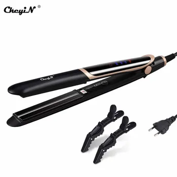

CkeyiN 2 in1 Far-infrared Hair Straightener Iron Hair Curler Twistline Professional Tourmaline Ceramic Anion Hair Styling Tool