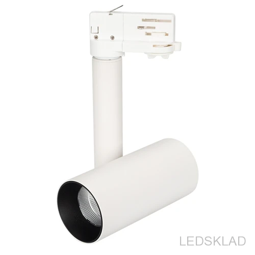027485 Светильник SP-POLO-TRACK-PIPE-R65-8W Day4000 (WH-BK 40 deg) (ARL IP20 Металл 3 года)-1шт. Arlight | Лампы и