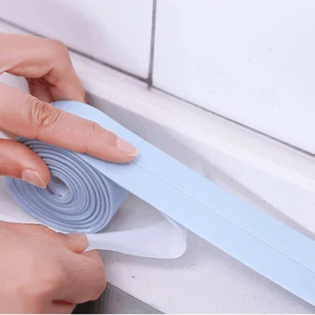 32m Waterproof Sealing Strip Sealant Tape Mildew Resistant Self Adhesive Toilet Gap Corner Wall Sticker Kitchen Bathroom Seam