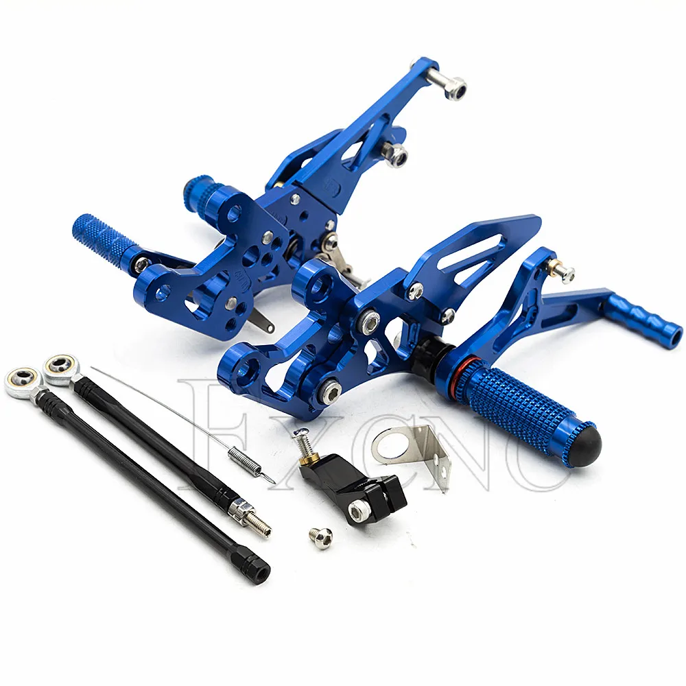 CNC мотоцикл алюминиевый Rearset подножка задний Набор для Yamaha FZ8 2010-2013 2011 2012 Регулируемые подножки Peg педаль