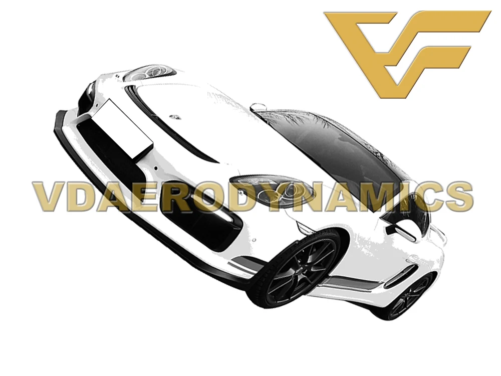 Подходит для 13-15 981 Porsche Cayman Boxster VAD-GT4 Комплект переднего бампера из стекловолокна-светодиодный фонарь не входит в комплект